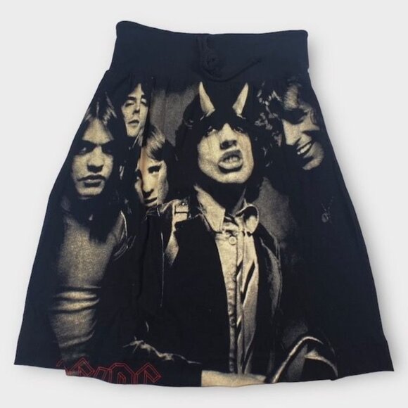 NWOT AC/DC Highway To Hell Skirt Black Size Medium - Picture 3 of 9